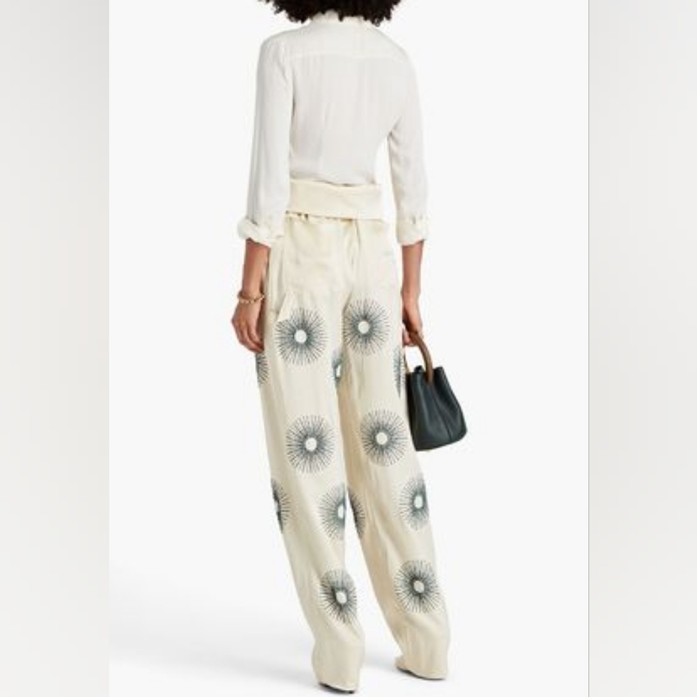 Stella McCartney ELLIANA WIDE-LEG TROUSERS 4(36) - Picture 3 of 15